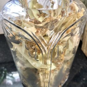 bocal vintage en verre 2