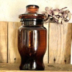 pot apothicaire ambré lever 1