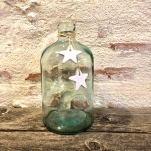 bouteille en verre etoile 1