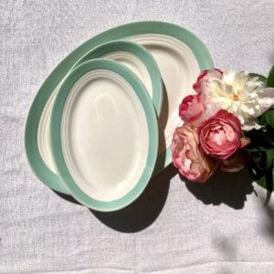 lot de trois plats de service ovale 2
