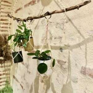 mobile mini plante macrame 1