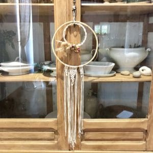 couronne macrame et fleurs sechees 1