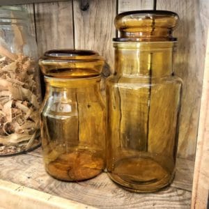 lot de 2 bocaux vintage 2